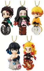 【中古】食玩 キーホルダー 全5種セット 「Twinkle Dolly 鬼滅の刃」