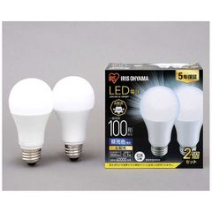 ☆LED電球昼光色8個セット(100形6個+40形2個)アイリスオーヤマ長寿命