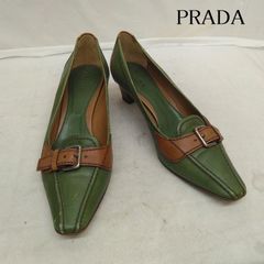 PRADA プラダ パンプス レザー パンプス ベルト 37