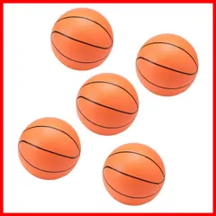 【在庫処分】Gogogmee 5個 インフレータブル バスケットボール ビーチ ボール バルク ミニ サッカー 夏 幼児 おもちゃ 小型 ビーチ ボール バスケットボール 誕生日 デコレーション プール おもち