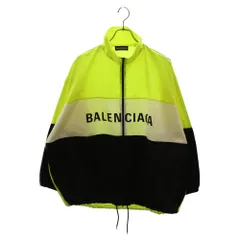 BALENCIAGA (バレンシアガ) 18SS Poplin Shirt ロゴプリントポプリンシャツブルゾンジャケット 508903 TXD12 イエロー/ブラックのサムネイル