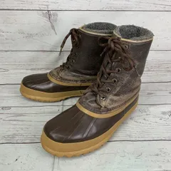 カナダ製★SOREL/ソレル★重厚本革スノーブーツ【22.5/茶】レディース/インナー付/レースアップ/ミドル丈◆WB6-08<sale>