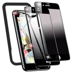 新品 【2枚入り 28°覗き見防止フィルム】iPhone SE3/SE 第2世代(2020)/8/7強化ガラスフィルム 4.7インチ 滑らかなタッチ操作 硬度9Ｈ強化ガラス 指紋付着防止 飛散防止 自動吸着 気泡防止 全面保護フィルム アイフォンSE第2世代