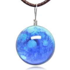 再入荷★大人気★在庫限り 星空 宇宙 シンプル ガラス玉 夜光 天体 ネックレス レディース メンズ ペンダント 蓄光 アクセサリー プレゼント 月１