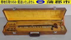 昭和レトロ 琴伝流 大正琴 弦楽器 和楽器 琴 ピック付 ハードケース