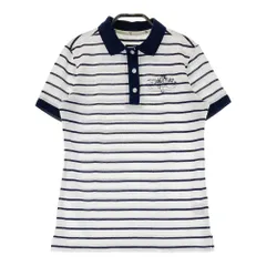 サイズ：S CALLAWAY キャロウェイ  半袖ポロシャツ ボーダー柄 ホワイト系 [240101423406] ゴルフウェア レディース ストスト