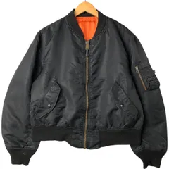 古着 90年代 民間品 アルファ ALPHA MA-1タイプ 中綿入り ミリタリー フライトジャケット USA製 メンズL相当 ヴィンテージ/eaa564910