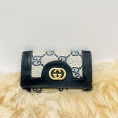 GUCCI オールドグッチ 6連キーケース PVC×レザー ヴィンテージ