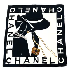 CHANEL ◇スカーフ◇マドモアゼル◇シルク 絹◇ブランド箱入り(7190)
