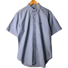 古着 ラルフローレン Ralph Lauren CLASSIC FIT 半袖 ボタンダウンシャツ メンズM相当/eaa576781
