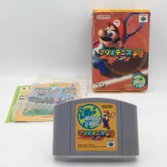ニンテンドー 64 マリオテニス64 箱 プラケース 説明書つき 動作確認済み