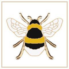 蜂 イラスト ブローチ イエロー レディース おしゃれ 昆虫 はち ハチ ピンズ アンティーク かっこいい かわいい 上品 綺麗 ハチミツ 虫 黄