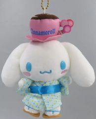 サンリオ　ポロン ぬいぐるみ Cafe TSUBAKI カフェ椿 シナモロール シナモロール Cafe TSUBAKI ぬいぐるみ マスコット ポロン - メルカリ