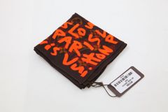 【希少・未使用品】ルイヴィトン モノグラム  グラフィティ ハンカチ M72388 LOUIS VUITTON コットン ブラウン オレンジ タグ付き スカーフ チーフ バンダナ