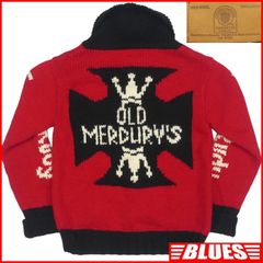 Lucky Rudy ラッキルーディー カウチン セーター ニット 赤 L ウール 古着 メンズ カウチンセーターサイズL一覧←SEULB屋着古← HH9839
