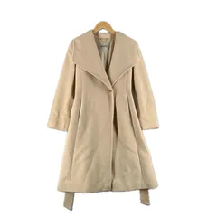 ROPE' ロペ レディース ステンカラーコート アンゴラ ホワイト 36【中古】