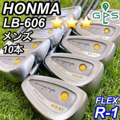 HONMA ホンマ LB-606 メンズアイアン 10本 スリースター 金七宝