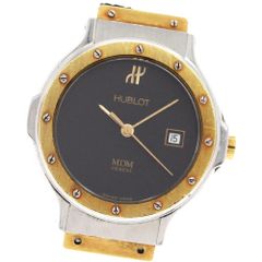 ウブロ HUBLOT 1391.2 MDM クラシック K18YGベゼル クォーツ レディースベルトジャンク_883629