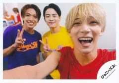 【中古】生写真(ジャニーズ) 美 少年・少年忍者/金指一世・黒田光輝・深田竜生/横型・上半身/「ALL Johnnys’ Jr. 2023 わっしょいCAMP! in Dome」セルフィー/公式生写真