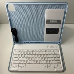 ipad 12.9 Bluetoothキーボード付きタブレットケース ブルー iOS/Android/Windows対応 無線式 薄型 軽量 スタンド機能付き