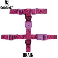 zee.dog ジードッグ H-HARNESS/Hハーネス BRAIN(ブレイン) サイズM (中型犬用) 999490　Zee.Townコレクション 