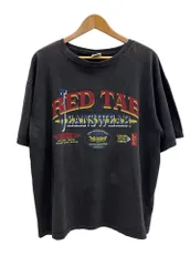 リーバイス Levi's US古着  REDTAB ロゴ プリントTシャツ USA製 WOMEN M/L Tシャツ ブラック 101MT-4844