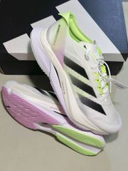 adidas Adizero Boston 12 Cloud White Core Black Green Spark