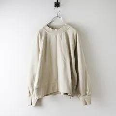 2024AW ヒューマンウーマン human woman モックネックジップトレーナー M ライトベージュ┃トップス スウェット【2400014629910】のサムネイル