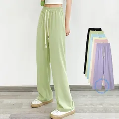 セミワイドパンツ ハイウエスト 韓国6色