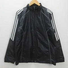 G■アディダス/adidas ウインドブレーカージャケット/Z06900【L】黒/men's/151【中古】■