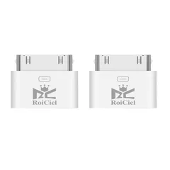 【2個セット】RoiCiel [LightningからDockへ変換コネクタ ] X10セット
