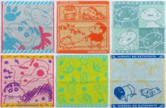 【中古】タオル・手ぬぐい 全6種セット おでかけのおとも ジャガードタオル 「一番くじ クレヨンしんちゃん ～ほっほーい!オラとおでかけだゾ!～」 E賞