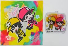 [중고] 잡화 Uncle Bomb 클리너 크로스 & 키 홀더 세트 [공식 팬클럽 Kiramune Star Club] 2020년 갱신 특전