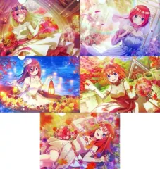 【中古】クリアファイル 集合 A4クリアファイル5種セット 「PS4/Switchソフト 五等分の花嫁 ごとぱずストーリー」 Amazon.co.jp購入特典