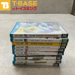 任天堂/Nintendo/ニンテンドー WiiU スプラトゥーン スーパーマリオメーカー マインクラフト ニンテンドーランド ファミコンリミックス1＋2 等 ソフト 10点セット