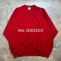 90年代 JERZEES ジャージーズ ブランク 無地 スウェット 赤 レッド 3XL USA製