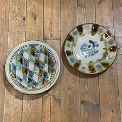 やちむん 照屋佳信 線彫角瓶 古作 - メルカリ