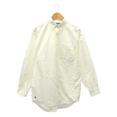 POLO BY RALPH LAUREN / ポロバイラルフローレン | THE BIG FIT コットン ボタンダウン シャツ | S | ホワイト | メンズ
