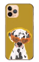 AQUOS sense4 SH-41A SH-M15 ケース カバー アクオスセンス4 スマホケース ハードケース ダルメシアン 犬 イヌ かわいい おしゃれ オシャレ サングラス ポップ イラスト カラー02