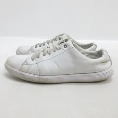 H■【8B】コールハーン/COLE HAAN レザースニーカー ローカット/白/25cm程度/LADIES■25【中古】