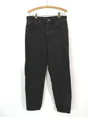 古着 90s USA製 Levi's 550-0260 サルファ スーパー ブラック デニム パンツ ジーンズ テーパード W32 L31
