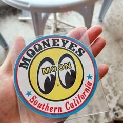 ムーンアイズ/ステッカー◆サザンカリフォルニア　丸型◆mooneyes 車　デカール