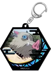 【中古】キーホルダー 嘴平伊之助 螺鈿風シリーズ アクリルキーホルダー 「鬼滅の刃」