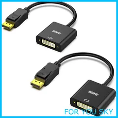 【在庫セール】BENFEI DisplayPort（ディスプレイポート） - DVI 変換ケーブル オス-メス 2個