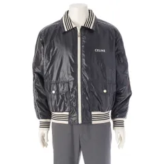 セリーヌ 23AW-24SS トリオンフジップ ロゴプリント ブルゾン ブラック グレー ネイビー系 54【中古】のサムネイル