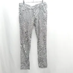 ◇ ⊂ Φ JOURNAL STANDARD ジャーナルスタンダード 総柄 ストレートパンツ サイズ38 ブラック系 レディース E  【1410290051351】