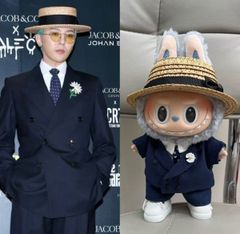 新店大感謝セール ！LABUBU 15/17cm ぬい服着ぐるみ6点セット G-DRAGON 同款  DIY 手作り ぬいぐるみ本体は含まれ