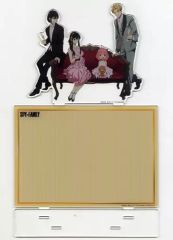 [Used] Acrylic Stand・Acrylic panel, group illustration, newly drawn A5 diorama acrylic Stand"Blu-ray/DVD SPY×FAMILY" Rakuten Books Complete Set Purchase Bonus