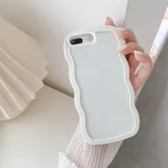 【特価セール】iPhone 7 Plus/iPhone 対応 8 Plus 用の ケース 可愛い おしゃれケース ウェーブ デザイン ケース ケース カラフルケース クリア TPUカバー 波状エッジ ソフトシェル ケース ワイヤレス充電対応 軽量 薄型 UEE