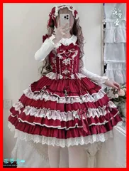 25年新作 全新未使用 女子会にぴったり♪フリルたっぷりロリータワンピース お出かけや女子会に！